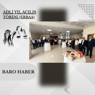Erbaa İlçemiz de Düzenlenen Adli Yıl Açılış Programı