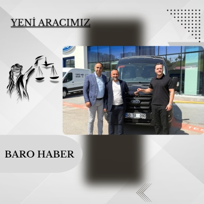 Yeni Aracımız Teslim Alındı.