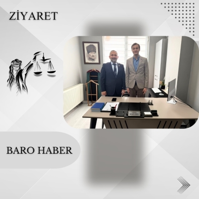 Baromuzdan Avukat Kaan USTA' ya Hayırlı Olsun Ziyareti