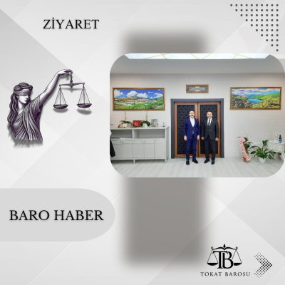 Baromuzdan Reşadiye Kaymakamı Sayın Ahmet TAN' a ziyaret.