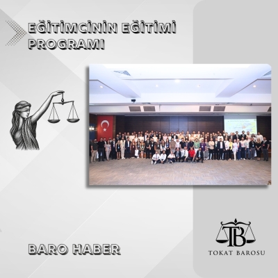 V. ÖZKAN YÜCEL'İN ANISINA DÜZENLENEN TBB CMK EĞİTİMCİLERİNİN EĞİTİMİ PROGRAMINI TAMAMLAYAN MESLEKTAŞLARA KATILIM BELGELERİ VERİLDİ