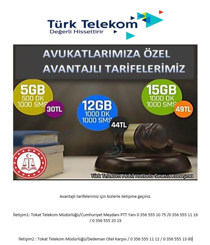 Türk Telekom' dan Avukatlara Özel Kampanya