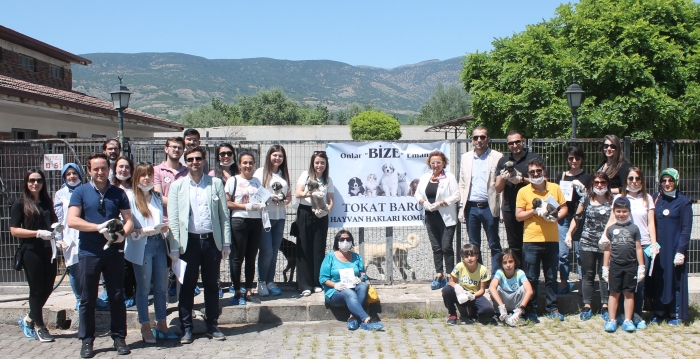 Baromuzdan Tokat Belediyesi Hayvan Barınağına Ziyaret ve Basın Açıklaması